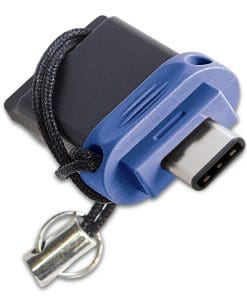Verbatim Dual - USB 3.0-Stick 32 GB - USB-C / USB-A - Blau