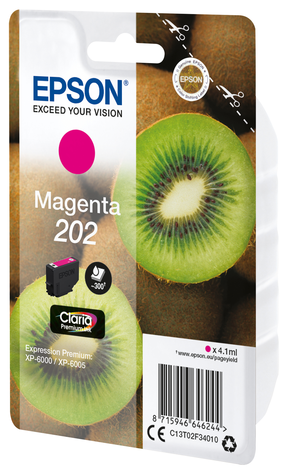 Epson Tintenpatrone 202 Magenta (300 Seiten) Epson Tintenpatrone 202 Magenta (300 Seiten) – Bild 2