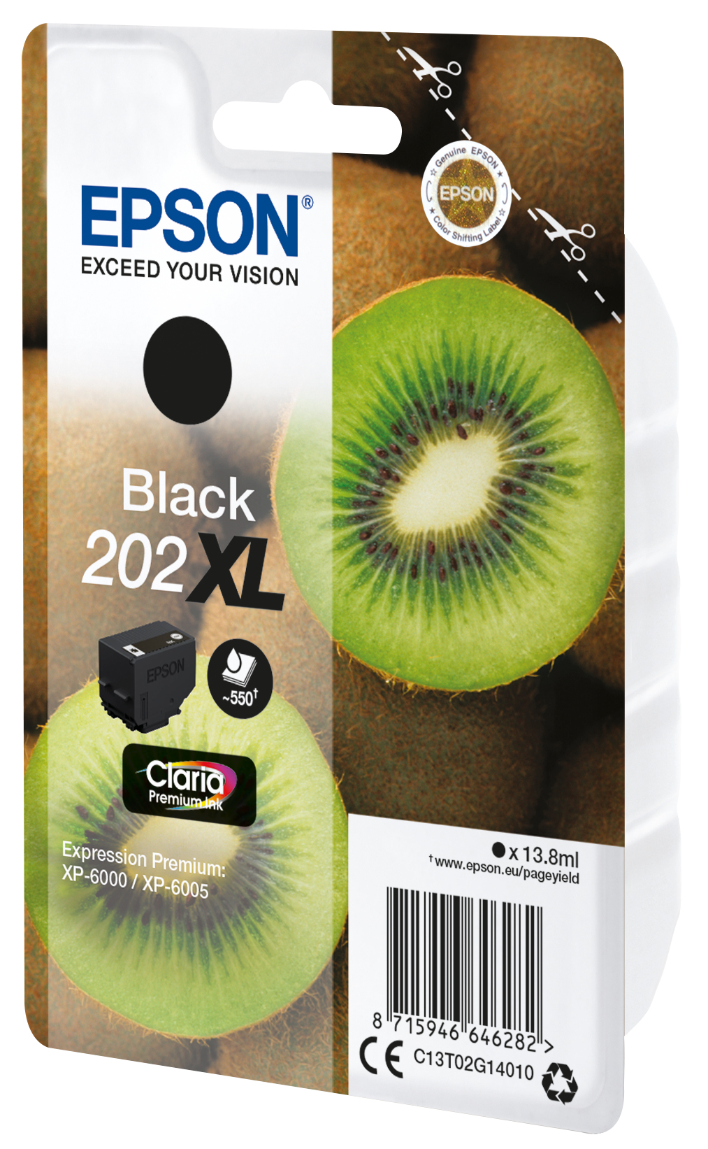 Epson Tintenpatrone 202XL Black (550 Seiten) Epson Tintenpatrone 202XL Black (550 Seiten) – Bild 2