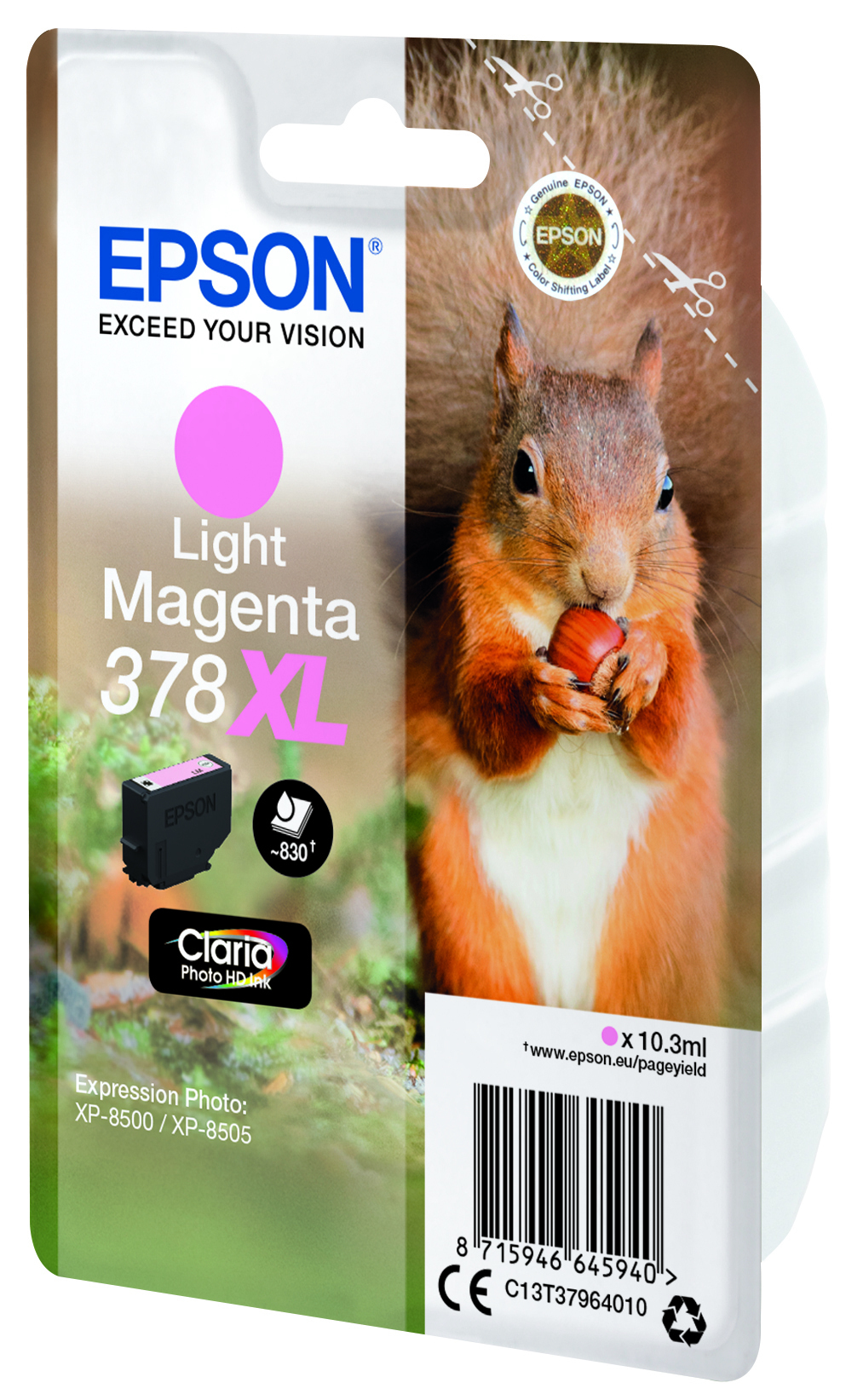 Epson Tintenpatrone 378XL hell Magenta (10,3ml) Epson Tintenpatrone 378XL hell Magenta (10,3ml) – Bild 3
