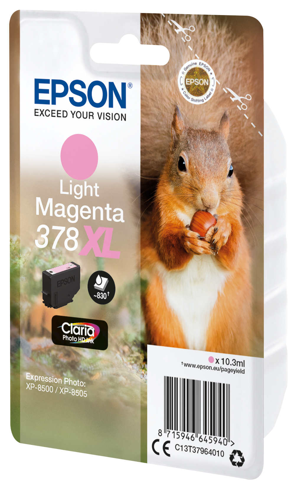 Epson Tintenpatrone 378XL hell Magenta (10,3ml) Epson Tintenpatrone 378XL hell Magenta (10,3ml) – Bild 2