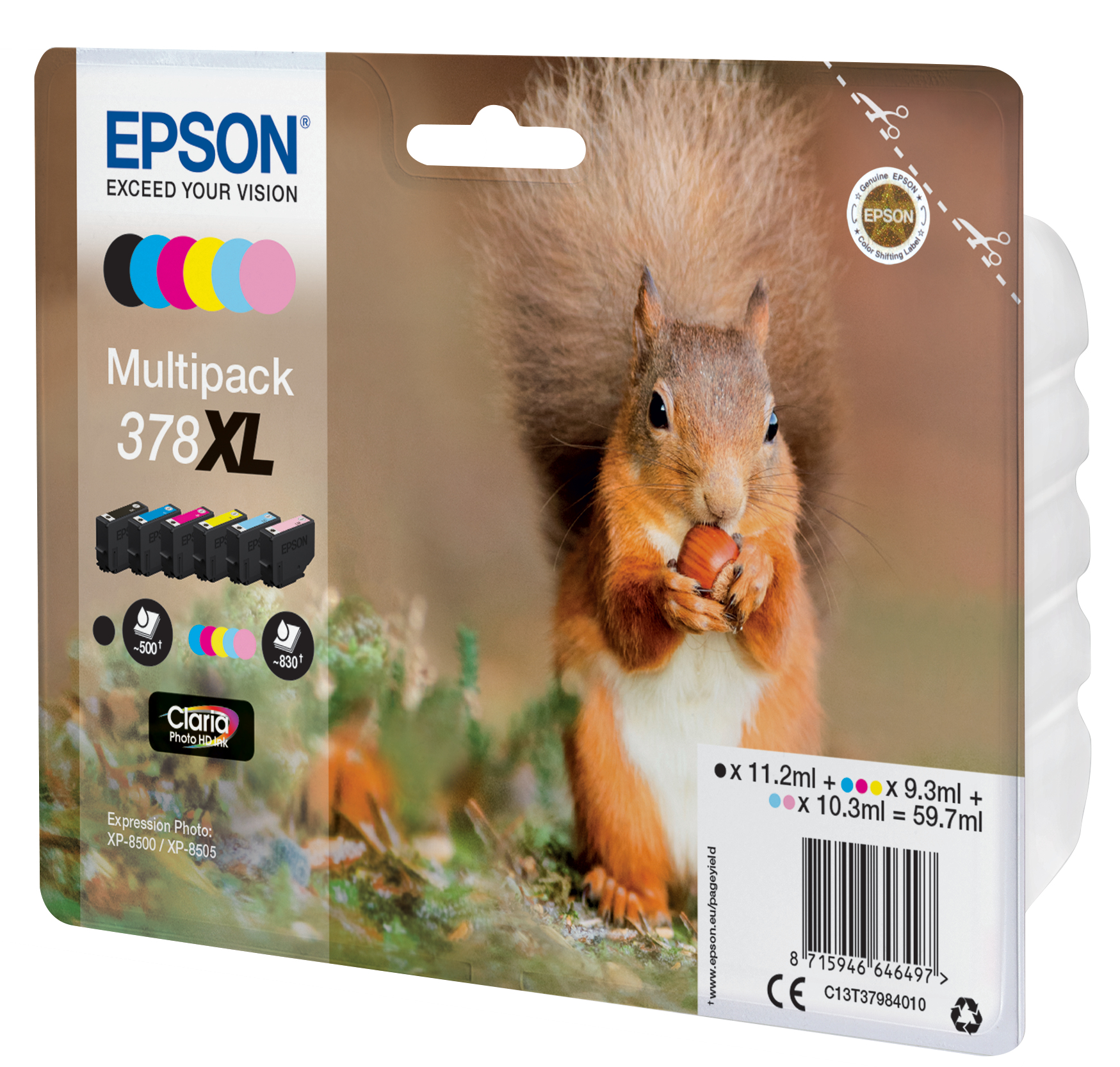 Epson Tintenpatrone 378 Multipack (BK/C/M/Y/PC/PM) High Epson Tintenpatrone 378 Multipack (BK/C/M/Y/PC/PM) High – Bild 2