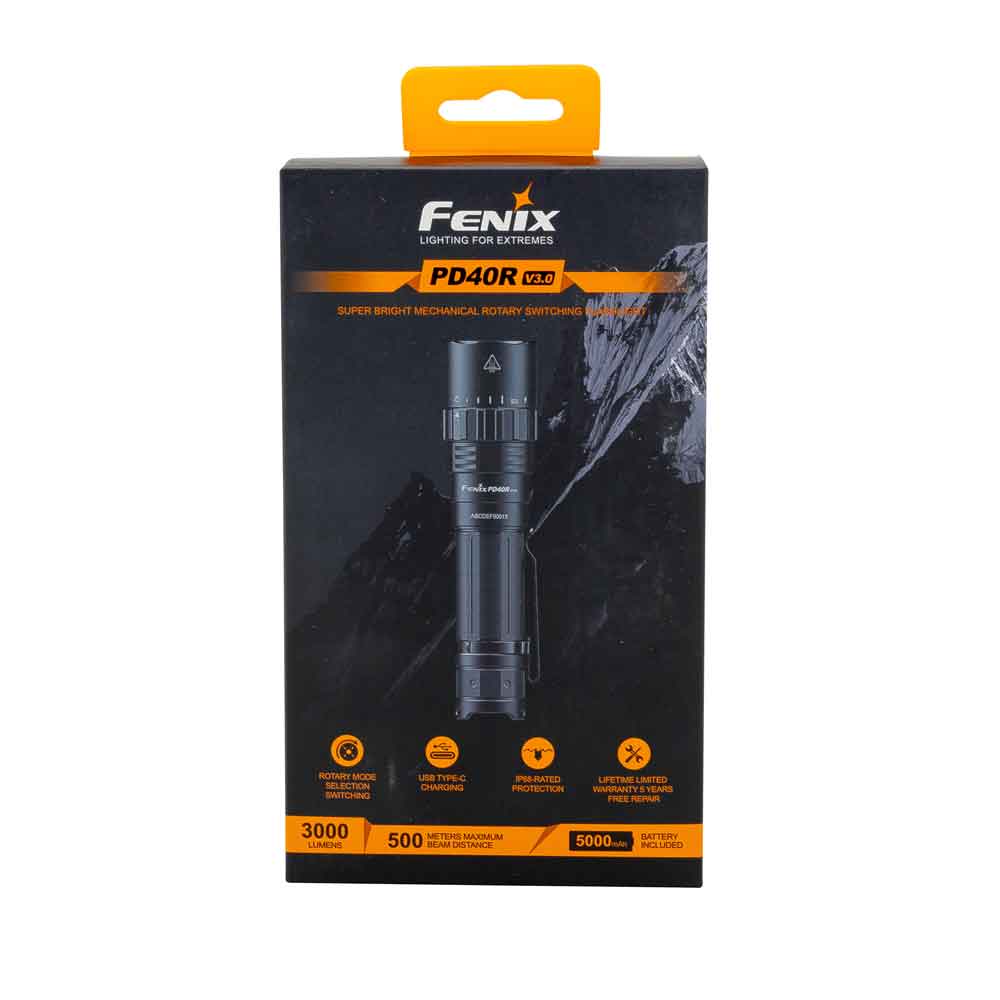 Fenix PD40R V 3.0 Taschenlampe LED wiederaufladbar 3000 Lumen Fenix PD40R V 3.0 Taschenlampe LED wiederaufladbar 3000 Lumen