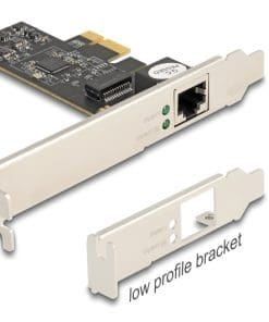 Delock PCI Express x1 Karte zu 1 x RJ45 5 Gigabit LAN RTL8126