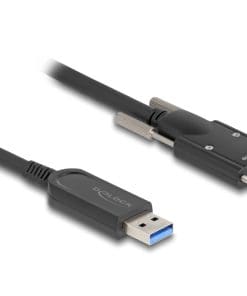 Delock Aktives Optisches Kabel USB 10 Gbps Typ-A Stecker zu Type-C Stecker 10 m