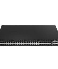 Edimax Industrieller VLAN 54-Port Gigabit PoE+ Web Smart Switch mit 6 10GbE SFP+