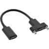 InLine® USB 3.1 Adapterkabel, Buchse C auf Einbaubuchse C, 0,2m, schwarz InLine® LWL Duplex Kabel, LC/LC, 50/125µm, OM4, 40m