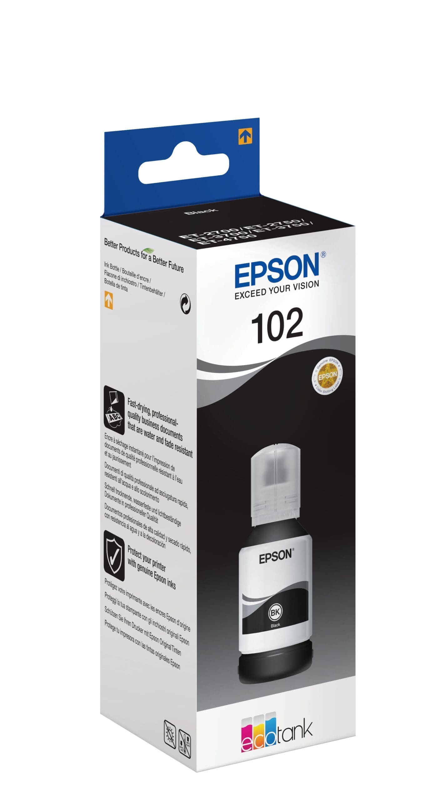 Epson Tintenflasche 102 Schwarz (127 ml) Epson Tintenflasche 102 Schwarz (127 ml) – Bild 2
