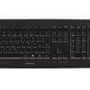 CHERRY DW 5100 ergonomischeTastatur mit Maus Set DE kabellos schwarz