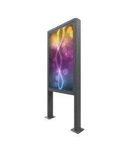 edbak Hochformat-Kiosk für den Außenbereich 75" Samsung OHF