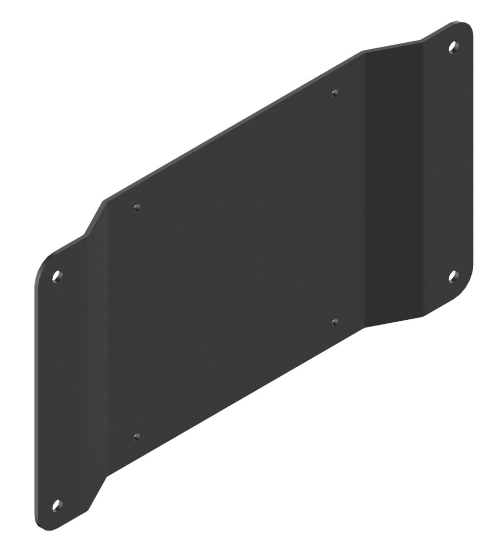 edbak VESA-Adapterplatte 200x100, schwarz edbak VESA-Adapterplatte 200x100, schwarz