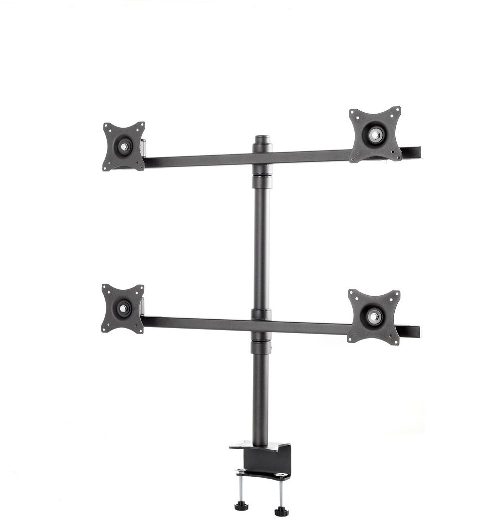 edbak Desktop-Halterung für vier 19-27"-Bildschirme edbak Desktop-Halterung für vier 19-27"-Bildschirme