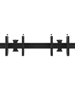 edbak Menu Board Wandhalterung mit Pop-Out, modular 2x1 für 49"-57" Bildschirme