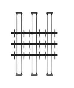 edbak Video Wall Bolt Down Floor-to-Ceiling Mount, modular 3x3, für 42"-47"