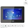 DAHUA DHI-VTH5422HB-W - Monitor - Hybrid - 2-Draht - Wi-Fi - Schwarz - Kapazitiver 7-Zoll-TFT-Touchscreen, 1024 × 600 - Wi-Fi - Türstation - Digitale 2-Draht-Kommunikation