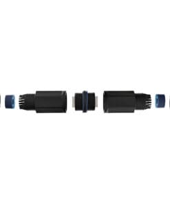 Alternative view of InLine® Patchkabelkupplung Cat.6, wasserdicht IP67, 2x RJ45 Buchse, geschirmt, schwarz