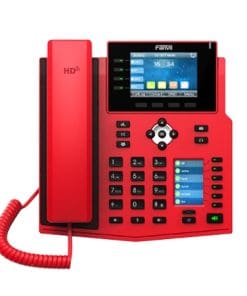 Fanvil X5U-R V2 High-end IP Telefon, Rot