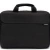 Dicota Notebooktasche Top Traveller ONE 15-17.3" schwarz - Schutzgepolstertes Hauptfach - Grosszügiger Stauraum für Dokumente - Einsteckfach mit Befestigungsriemen für Notebooks - Vordertasche mit Workstation für mobiles Zubehör - Komfortabler Tragegriff und abnehmbarer Schultertragegurt