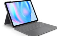 Logitech Combo Touch Tastatur-Case für iPad Air 13" (M2) - oxford grau