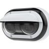 2x5-MP-Mehrrichtungskamera mit einer IP-Adresse Unterstützt Analysefunktionen mit Deep Learning für beide Sensoren 360°-IR-Beleuchtung 2,5-facher Zoom Axis Lightfinder und Forensic WDR