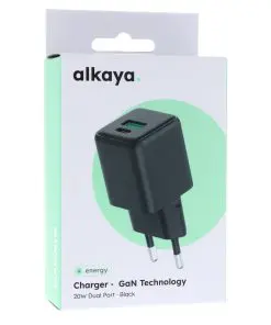 alkaya NEXUS-Laderät mit GaN-Technologie 20W schwarz