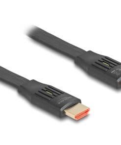 Delock High Speed HDMI Flachbandkabel 48 Gbps 8K 60 Hz 2 m