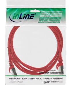 InLine® Patchkabel, F/UTP, Cat.5e, rot, 1m, rot InLine® Patchkabel, F/UTP, Cat.5e, rot, 1m, rot – Bild 2