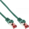 Patchkabel, S/FTP (PiMf), Cat.6, 250MHz, halogenfrei, Kupfer, grün, 0,3m, grün