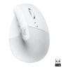 Logitech Lift f. Business- ergonomische vertikale Maus - kabellos weiß LIEFERUMFANG: Tastatur Qwertz, Maus, USB-Empfänger, 2x Batterie AAA, 1x Batterie AA, Bedienungsanleitung
