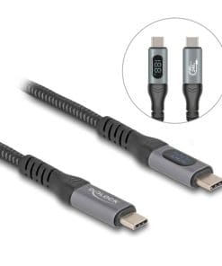 Delock USB 40 Gbps Daten- und Schnellladekabel koaxia
