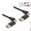 Delock USB Type-C 5 Gbps Data Link Kabel + KM Switch 2 m