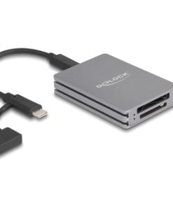 Delock USB Type-C Card Reader für SD und CFexpress Typ B Speicherkarten
