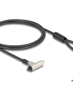 Navilock Notebook Sicherungskabel mit Schlüssel für Kensington Slot 3 x 7
