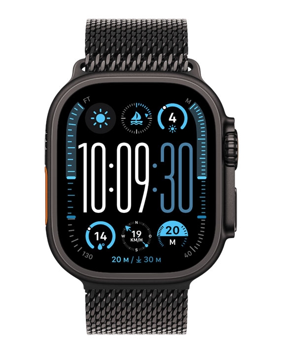 Apple Watch Ultra 2 Titanium Cellular 49mm Schwarz (Milanaise Titan schwarz) M Apple Watch Ultra 2 Titanium Cellular 49mm Schwarz (Milanaise Titan schwarz) M