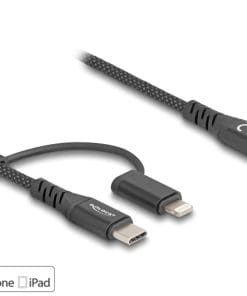 Delock USB Kabel 2 in 1 USB Type-C zu USB Type-C