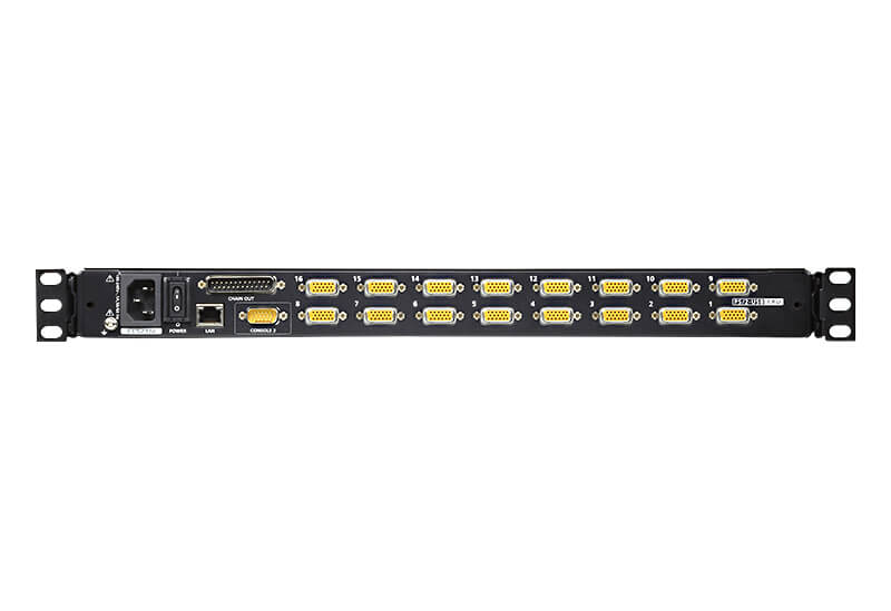 CL5716IM 16-port KVM over IP Switch Slideaway-Konsole mit 17"-Display, USB, PS/2, VGA, DE-Layout CL5716IM 16-port KVM over IP Switch Slideaway-Konsole mit 17"-Display, USB, PS/2, VGA, DE-Layout – Bild 2