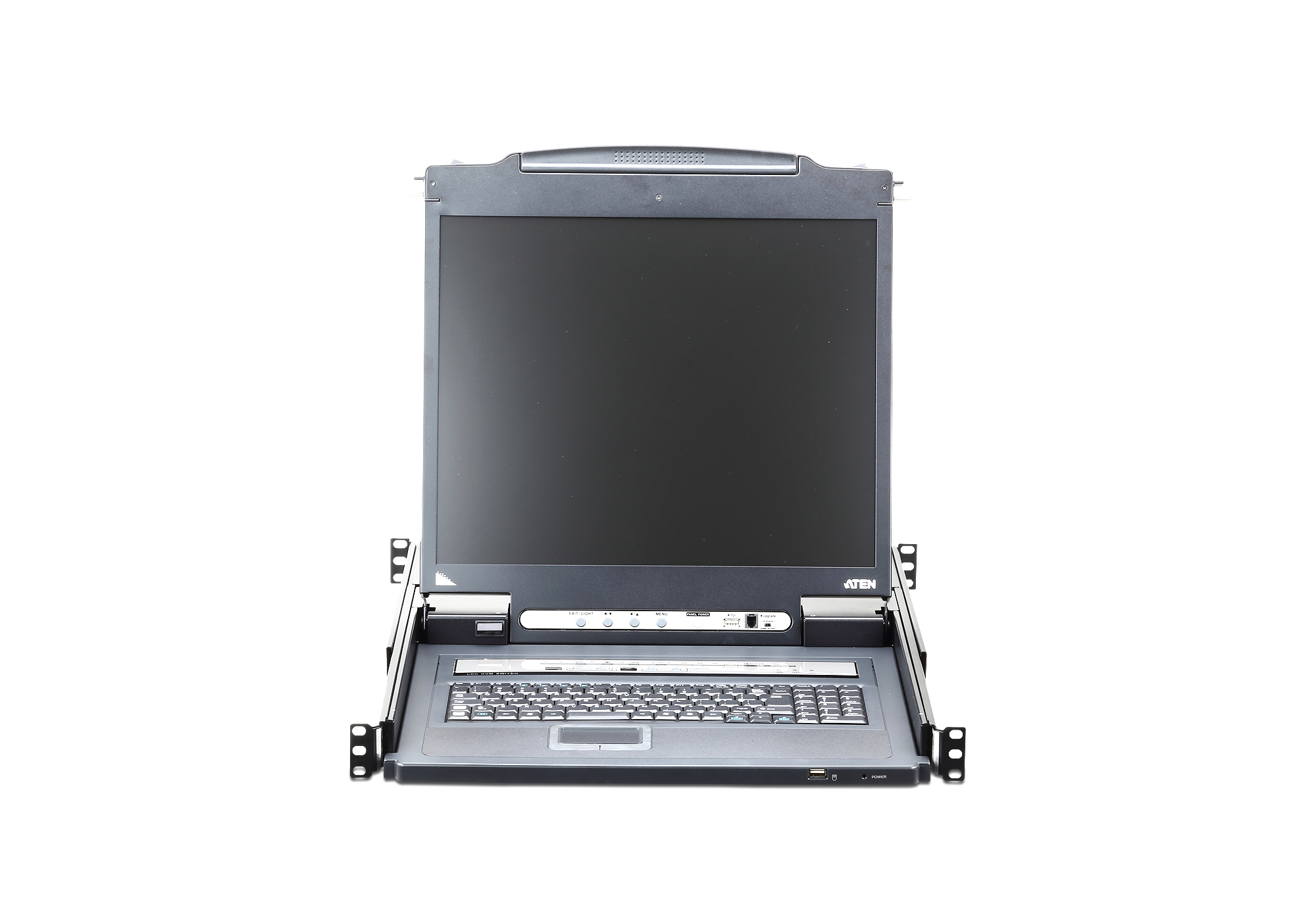 CL5716IM 16-port KVM over IP Switch Slideaway-Konsole mit 17"-Display, USB, PS/2, VGA, DE-Layout CL5716IM 16-port KVM over IP Switch Slideaway-Konsole mit 17"-Display, USB, PS/2, VGA, DE-Layout – Bild 5