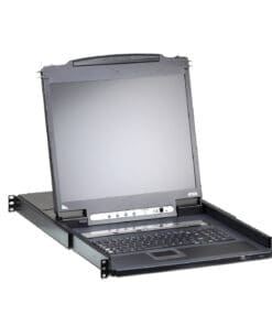 CL5716IM 16-port KVM over IP Switch Slideaway-Konsole mit 17"-Display, USB, PS/2, VGA, DE-Layout CL5716IM 16-port KVM over IP Switch Slideaway-Konsole mit 17"-Display, USB, PS/2, VGA, DE-Layout – Bild 4