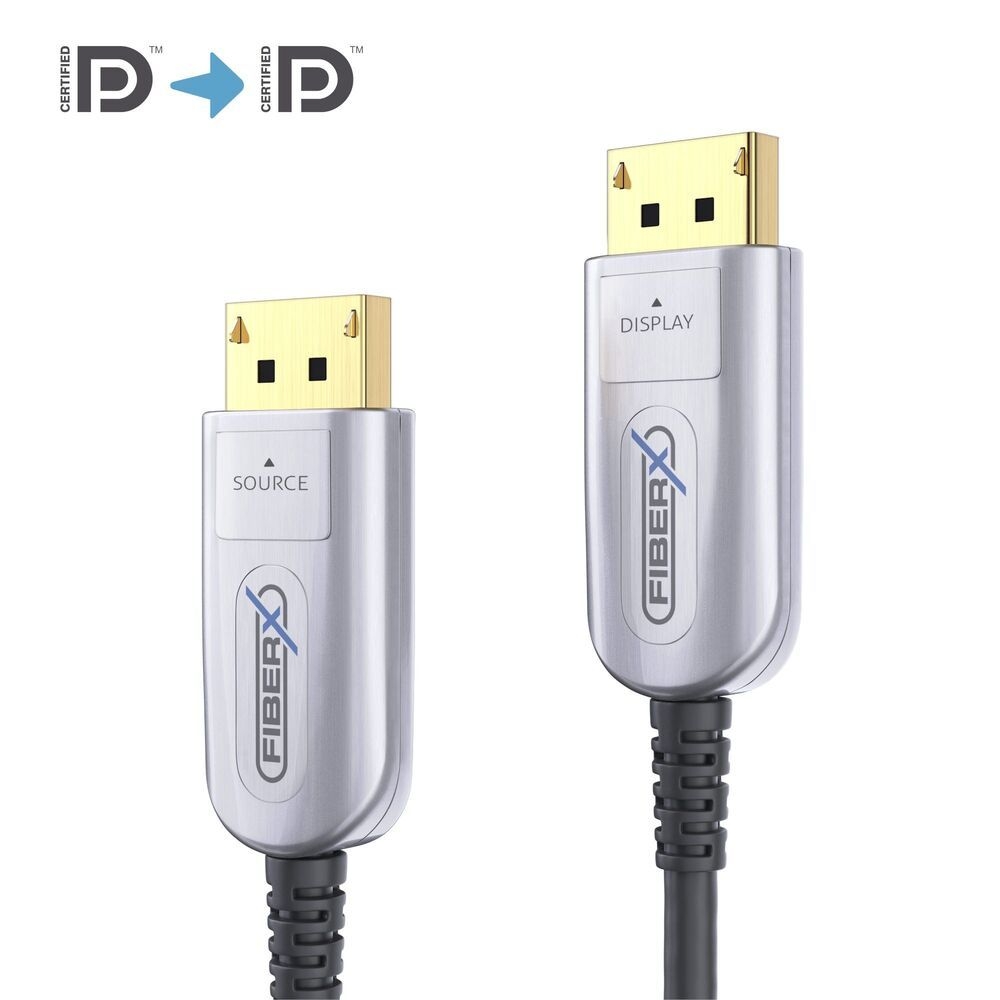 PureLink FiberX Serie - 8K DisplayPort 2.0 AOC Glasfaserkabel, 20.0m PureLink FiberX Serie - 8K DisplayPort 2.0 AOC Glasfaserkabel, 20.0m