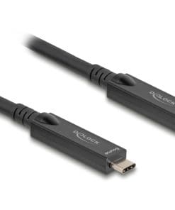 Delock Aktives Optisches USB-C 8K Video + Daten + PD Kabel 15 m