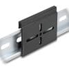 Delock Aluminium Montageclip für Hutschiene 60,0 x 47,8 mm schwarz