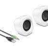 Delock Mini Stereo PC Lautsprecher mit 3,5 mm Klinkenstecker