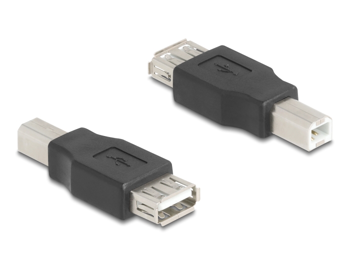 Delock USB 2.0 Adapter USB Typ-B Stecker zu USB Typ-A Buchse Delock USB 2.0 Adapter USB Typ-B Stecker zu USB Typ-A Buchse