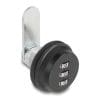 Navilock Zylinder Hebelschloss für Geräteschränke - 16 x 19 mm / 0-(-90) mm oder Nano Slot 2,5 x 6 mm - Slim