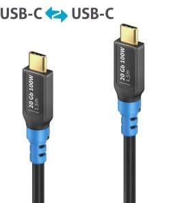 PureLink FlexInstall USB-C auf USB-C Kabel USB4 Gen2x2 20Gbps 100W 1.50m
