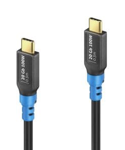 PureLink FlexInstall USB-C auf USB-C Kabel USB4 Gen2x2 20Gbps 100W 0.30m