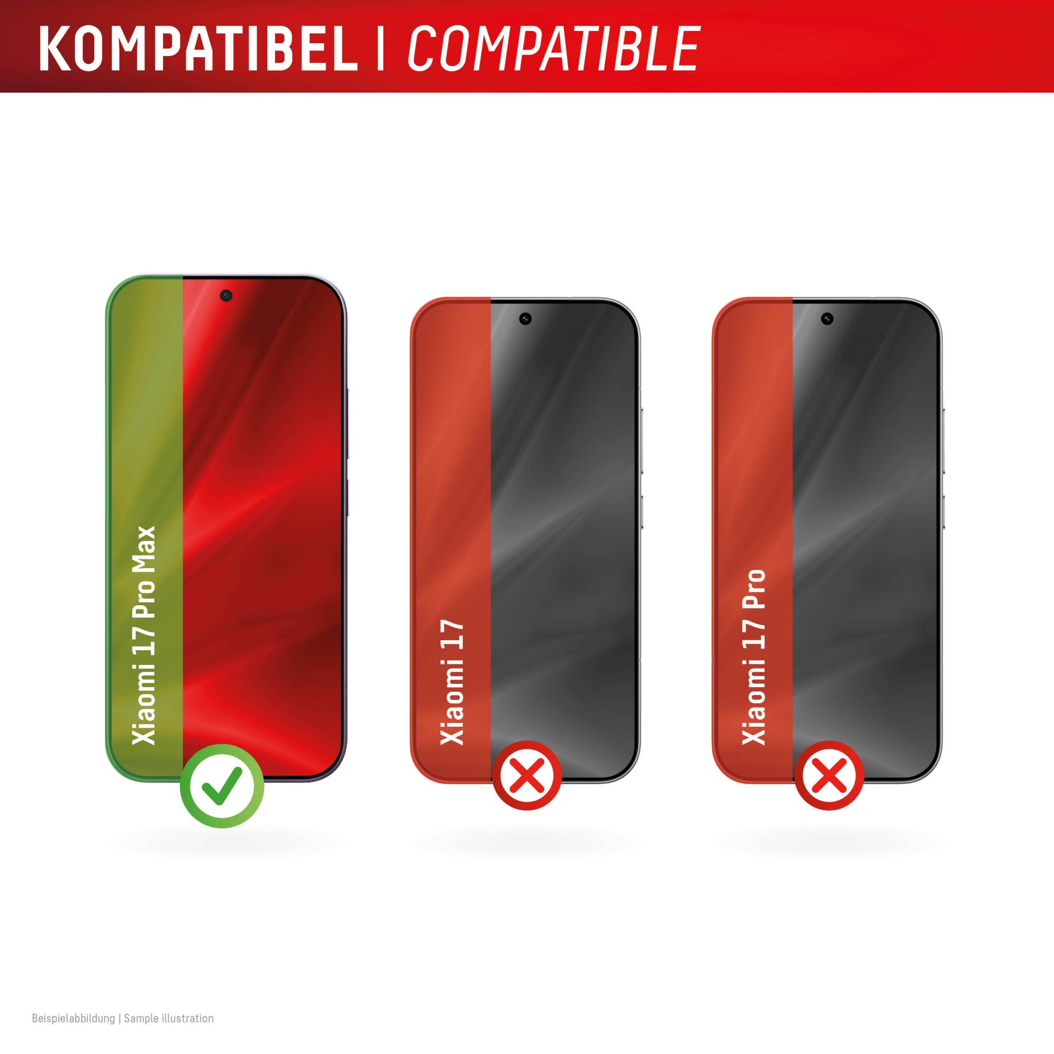 DISPLEX Panzerfolie 9H für Xiaomi 17 Pro Max DISPLEX Panzerfolie 9H für Xiaomi 17 Pro Max – Bild 3