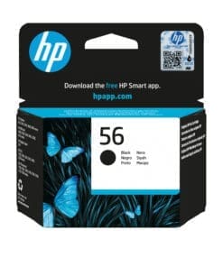HP Tintenpatrone Nr. 56 C6656AE Schwarz (ca. 520 Seiten)