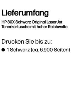 HP Toner CF280X Schwarz (ca. 6.900 Seiten) HP Toner CF280X Schwarz (ca. 6.900 Seiten) – Bild 3