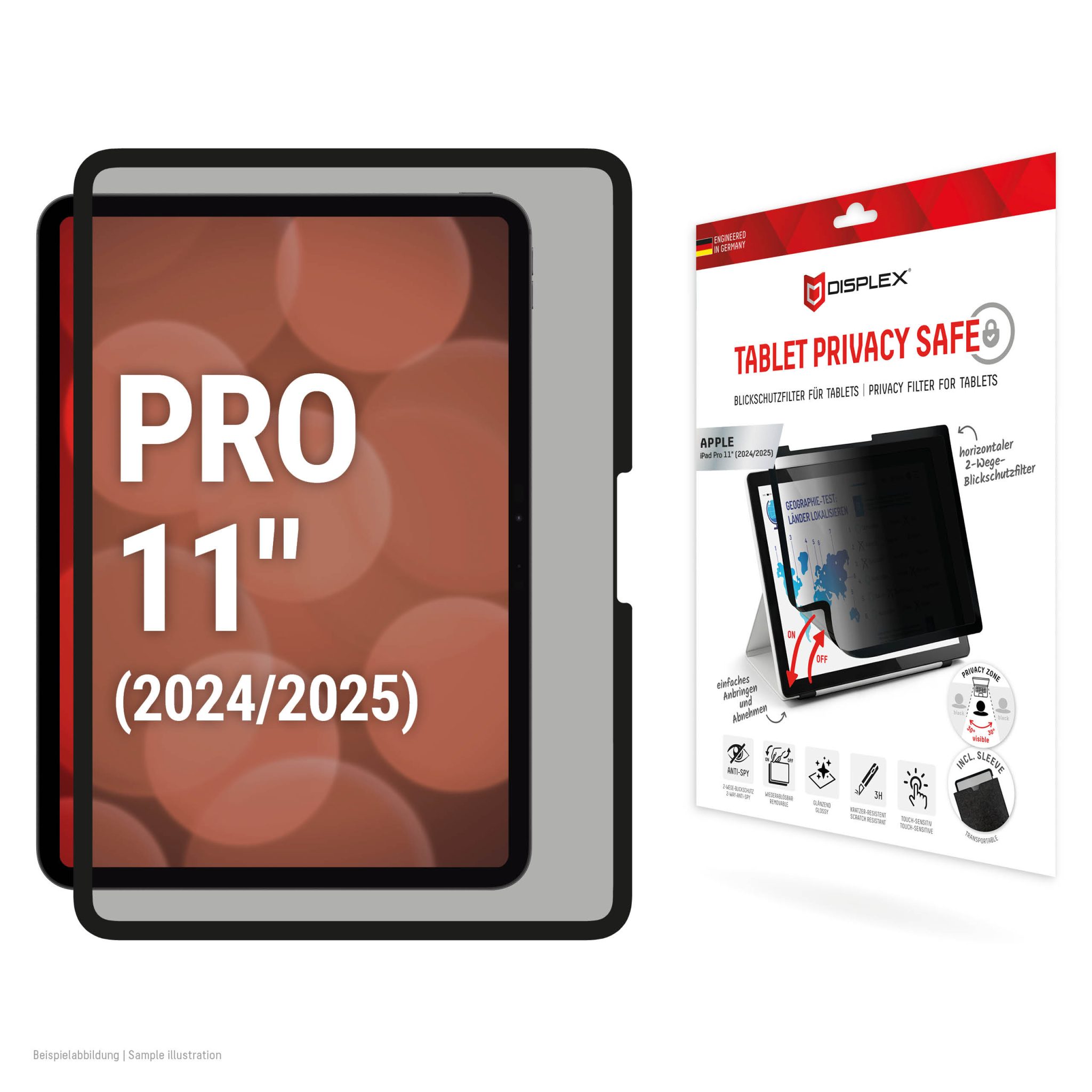 DISPLEX Sichtschutz / Privacy für iPad Pro 11" (2024/2025) DISPLEX Sichtschutz / Privacy für iPad Pro 11" (2024/2025)